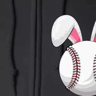 Easter Baseball Ball Easter Day Funny Spring Easter Bunny Full Zip Hoodie