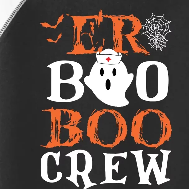 Er Boo Boo Crew Cute Ghost Nurse Halloween Costume Nursing Toddler Fine Jersey T-Shirt