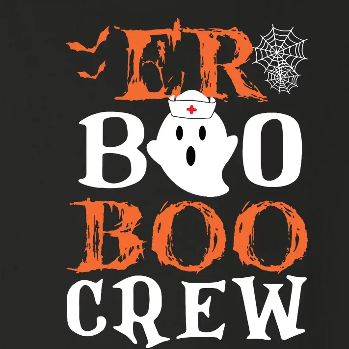 Er Boo Boo Crew Cute Ghost Nurse Halloween Costume Nursing Toddler Long Sleeve Shirt