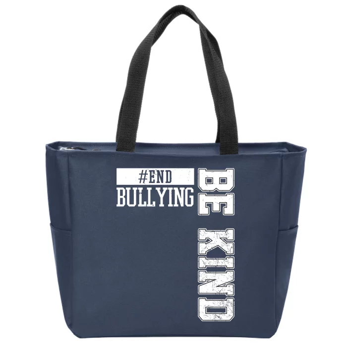 End Bullying Be Kind Awareness Zip Tote Bag