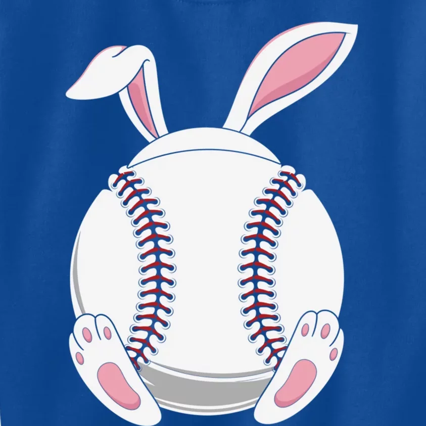 Easter Baseball Ball Easter Day Funny Easter Bunny Baseball Gift Kids Sweatshirt