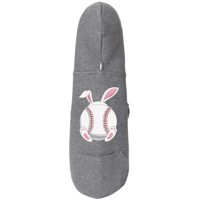 Easter Baseball Ball Easter Day Funny Easter Bunny Baseball Gift Doggie 3-End Fleece Hoodie