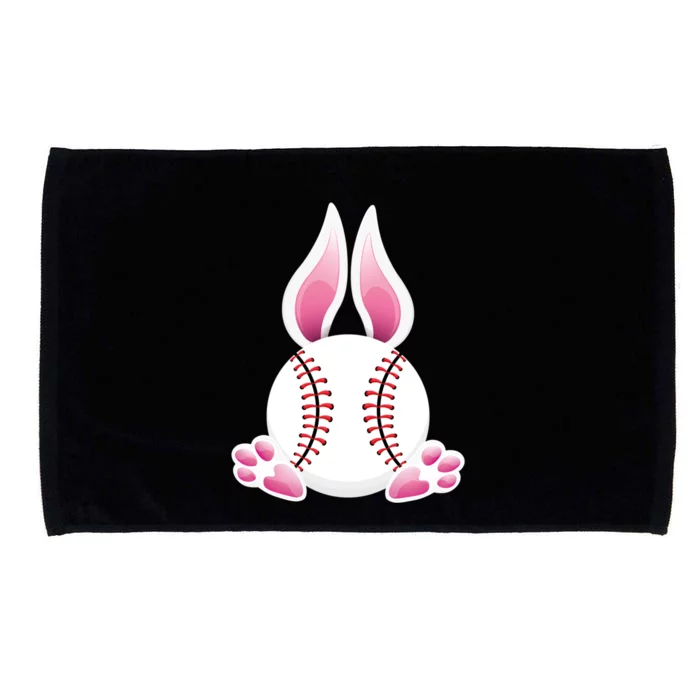 Easter Baseball Ball Easter Day Funny Easter Bunny Baseball Gift Microfiber Hand Towel