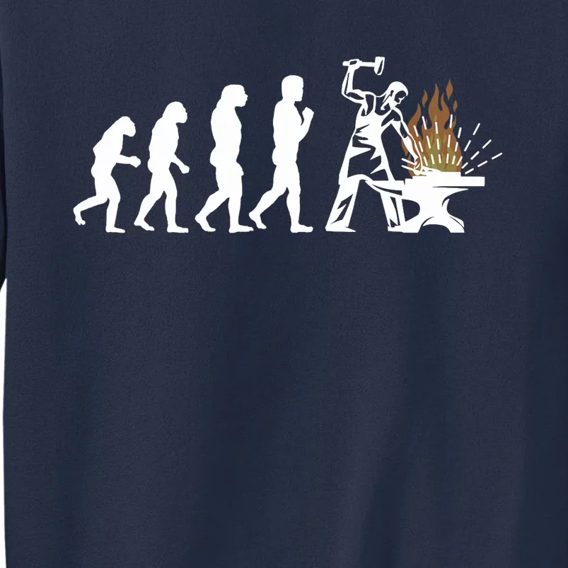 Evolution Blacksmith Blacksmithing Knifemaker Gift Tee Sweatshirt