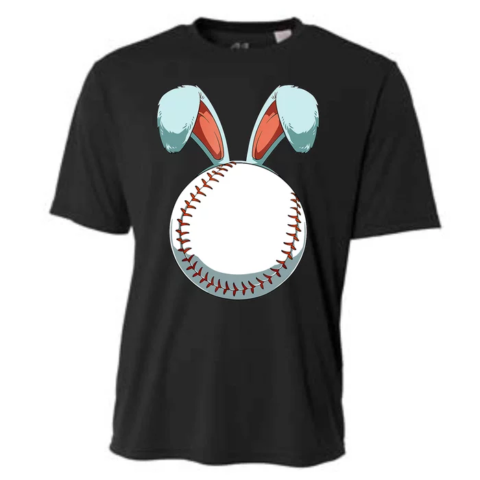 Easter Baseball Ball Easter Day Funny Easter Bunny Baseball Gift Cooling Performance Crew T-Shirt