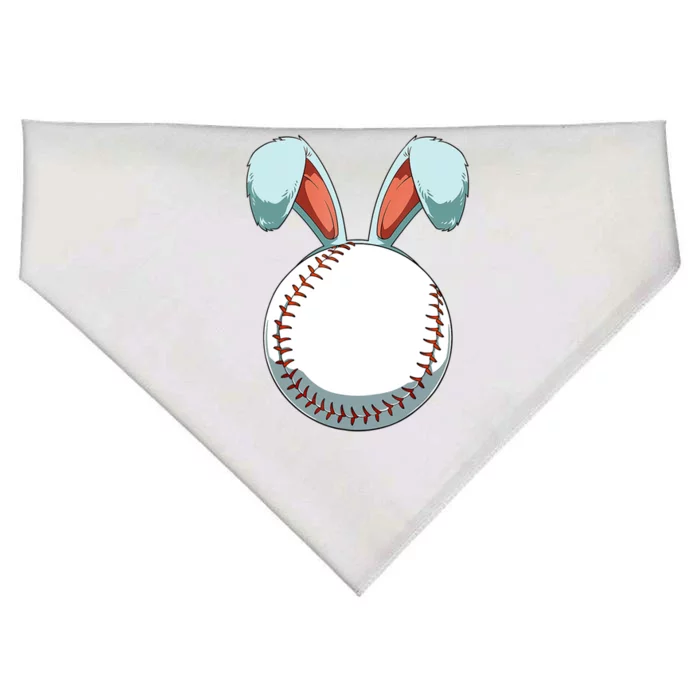 Easter Baseball Ball Easter Day Funny Easter Bunny Baseball Gift USA-Made Doggie Bandana