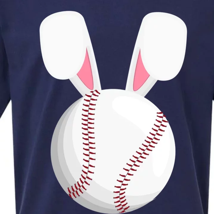 Easter Baseball Ball Easter Day Funny Easter Bunny Baseball Gift Sueded Cloud Jersey T-Shirt