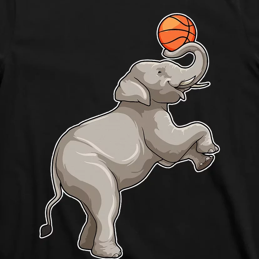 Elephant Basketball Basketball Player Sports T-Shirt