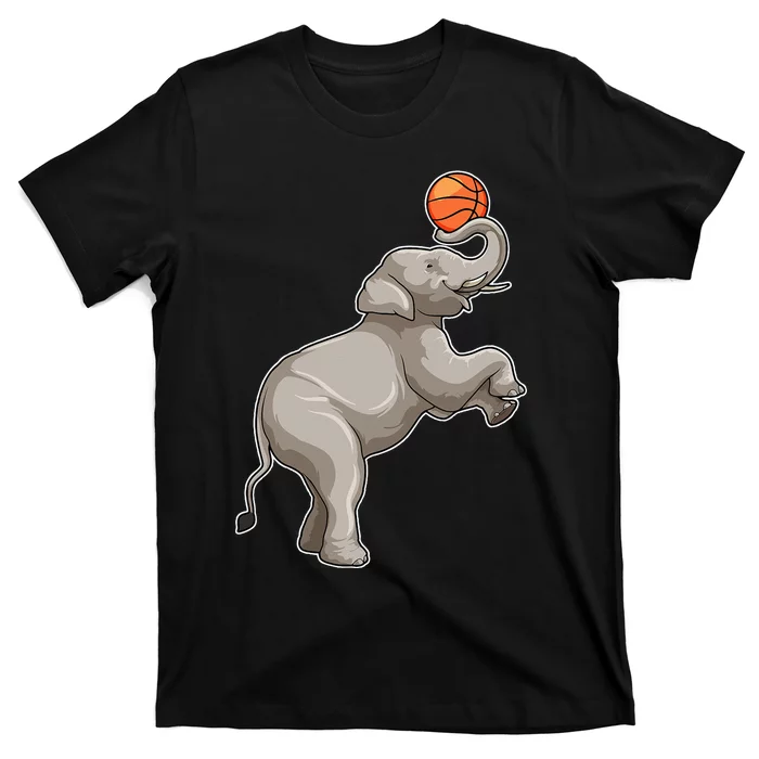 Elephant Basketball Basketball Player Sports T-Shirt