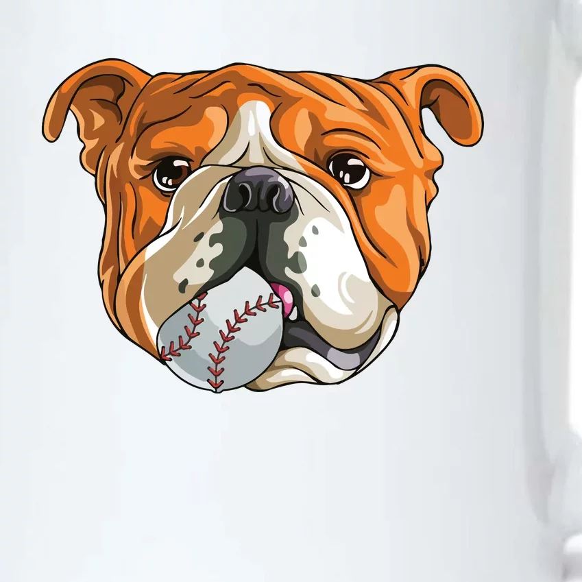 English Bulldog Baseball T Dog Funny Cute Lover Black Color Changing Mug