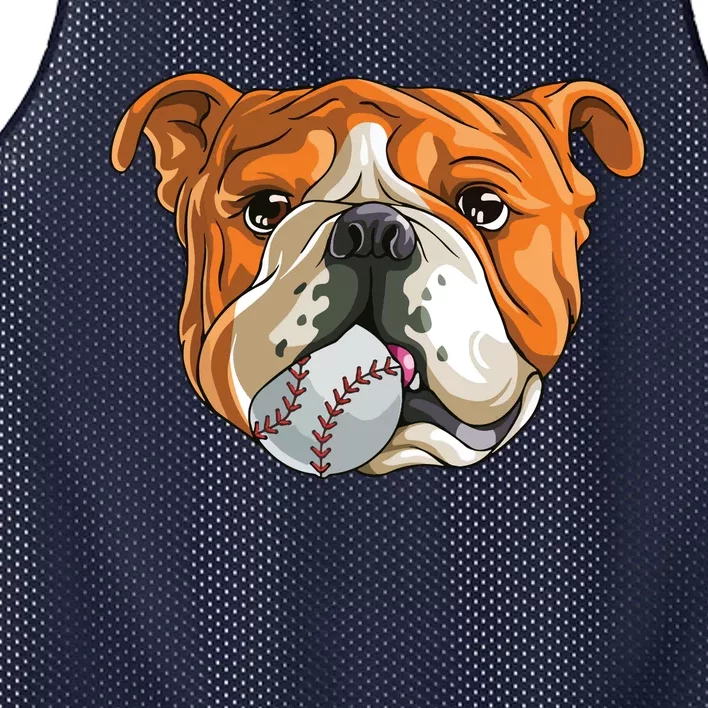 English Bulldog Baseball T Dog Funny Cute Lover Mesh Reversible Basketball Jersey Tank