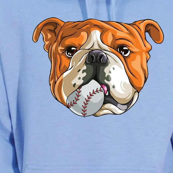 English Bulldog Baseball T Dog Funny Cute Lover Unisex Surf Hoodie