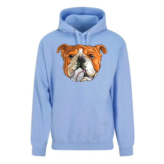 English Bulldog Baseball T Dog Funny Cute Lover Unisex Surf Hoodie