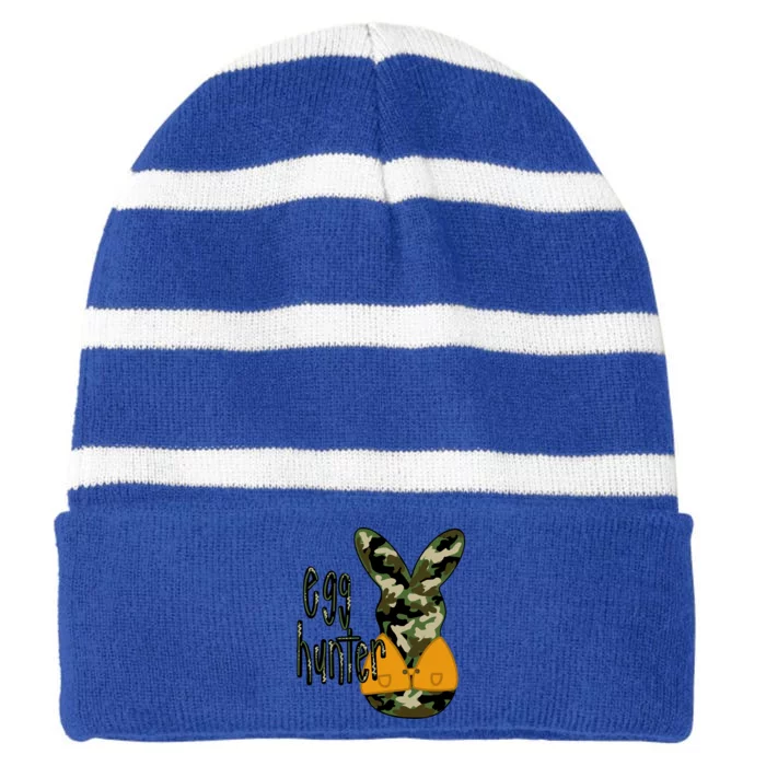 Easter Bunny Baseball Basketball Football Easter Mama Gift Striped Beanie with Solid Band