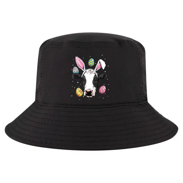 Easter Bunny Cow Funny Easter Cow Cool Comfort Performance Bucket Hat