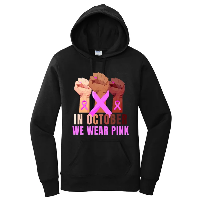 Empowering Breast Cancer Awareness Women's Pullover Hoodie