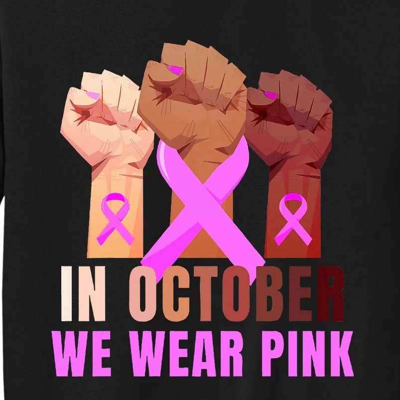 Empowering Breast Cancer Awareness Tall Sweatshirt