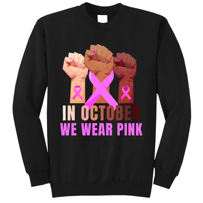 Empowering Breast Cancer Awareness Tall Sweatshirt