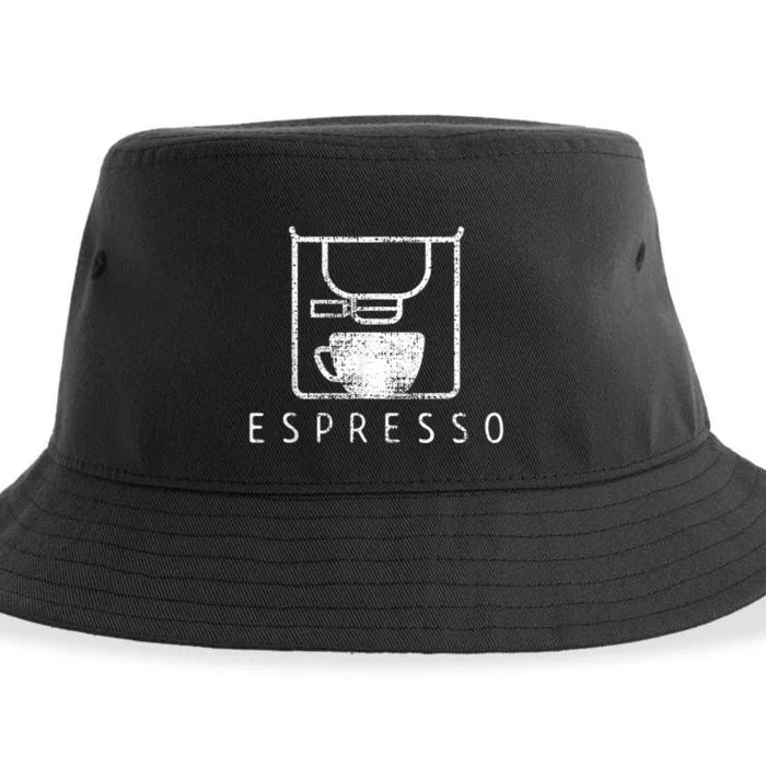 Espresso Barista Coffee Gift Sustainable Bucket Hat