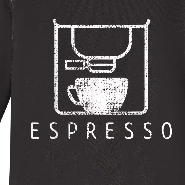 Espresso Barista Coffee Gift Baby Long Sleeve Bodysuit