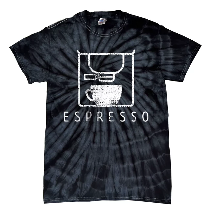 Espresso Barista Coffee Gift Tie-Dye T-Shirt