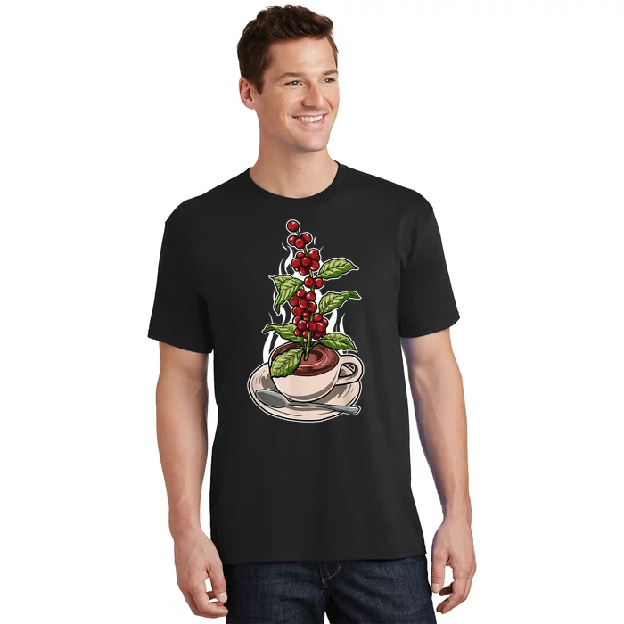 Espresso Barista Coffee Plant Coffee Lover T-Shirt