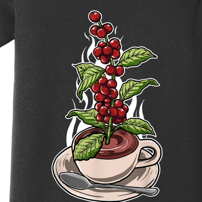 Espresso Barista Coffee Plant Coffee Lover Baby Bodysuit