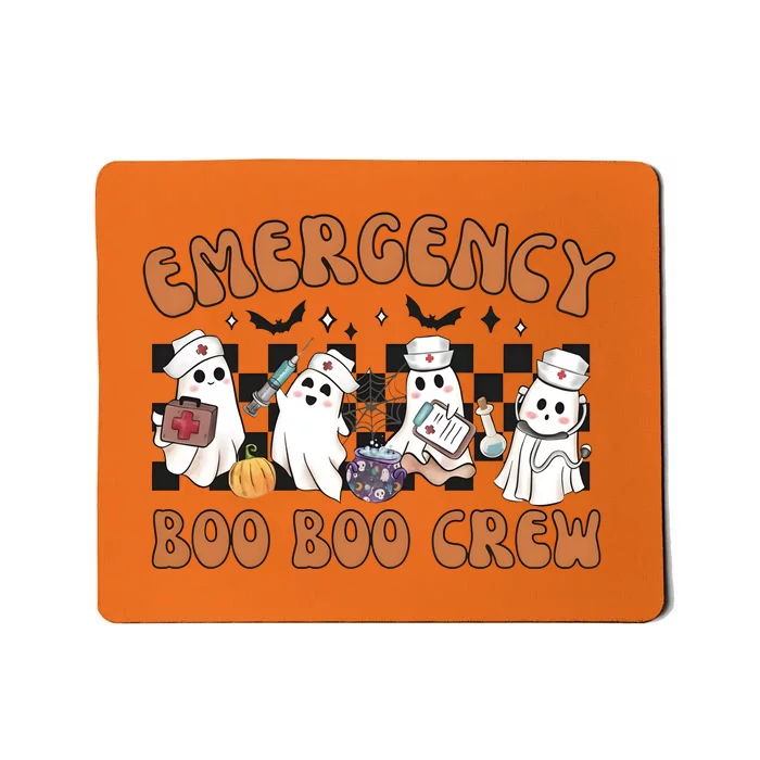 Emergency Boo Crew Halloween Nurse Heath Care Mousepad