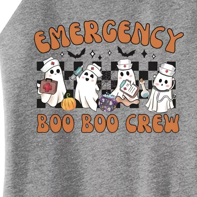 Emergency Boo Crew Halloween Nurse Heath Care Women’s Perfect Tri Rocker Tank