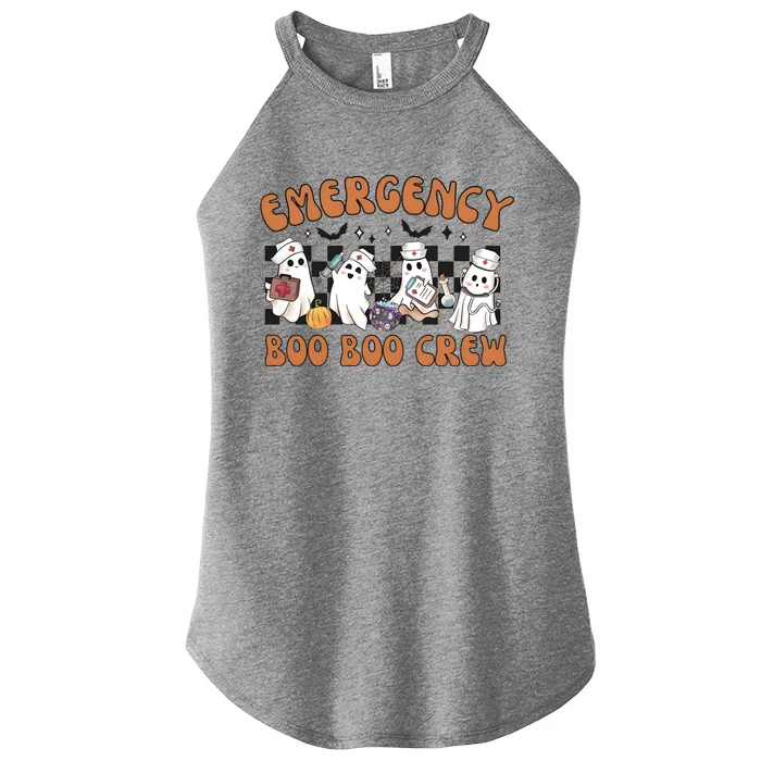 Emergency Boo Crew Halloween Nurse Heath Care Women’s Perfect Tri Rocker Tank