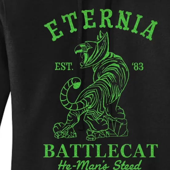 Eternia Battle Cat He Man Toy 1980 Women's Pullover Hoodie