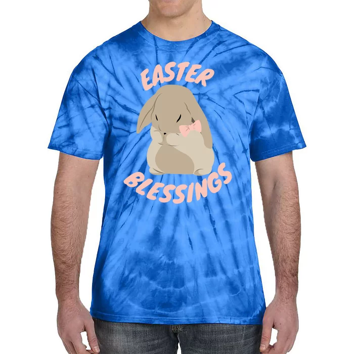 Easter Blessings Cute Easter Bunny Christian Goft Gift Tie-Dye T-Shirt