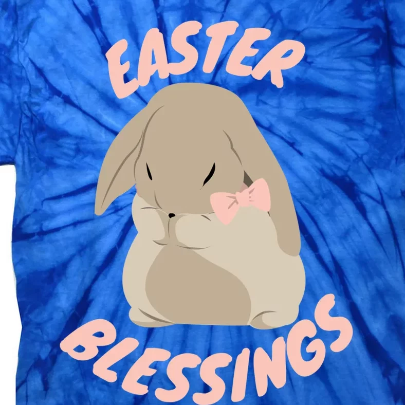 Easter Blessings Cute Easter Bunny Christian Goft Gift Tie-Dye T-Shirt