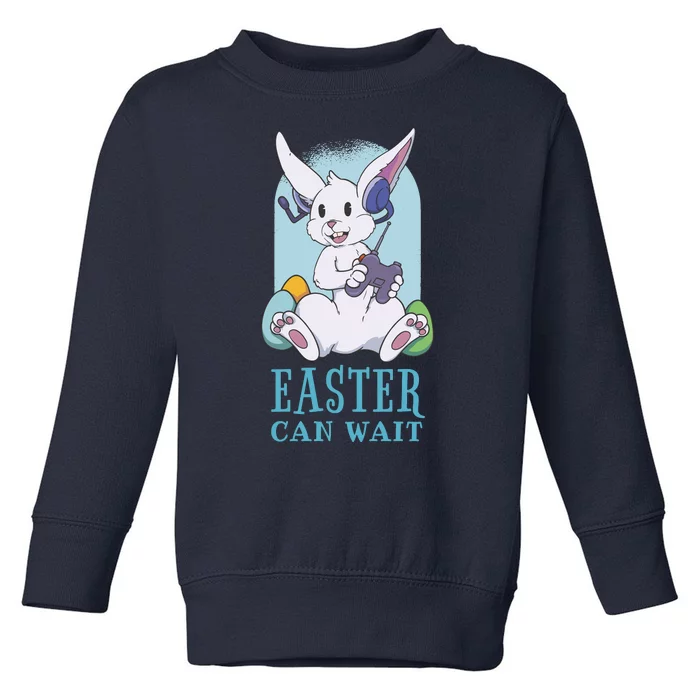 Easter Bunny Can Wait Gamer Toddler Sweatshirt