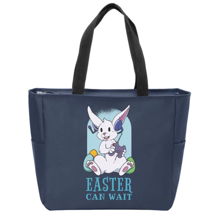 Easter Bunny Can Wait Gamer Zip Tote Bag