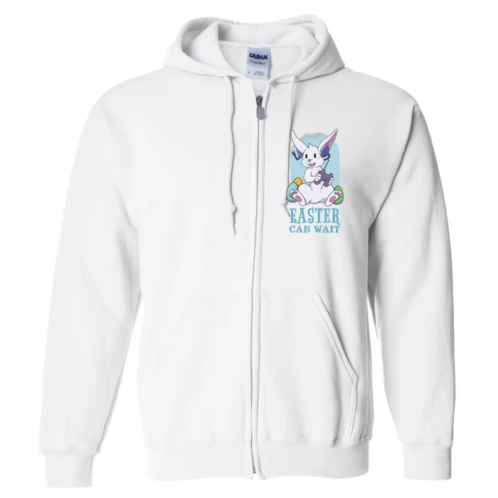 Easter Bunny Can Wait Gamer Full Zip Hoodie