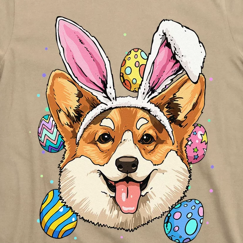 Easter Bunny Corgi Dog Women T-Shirt