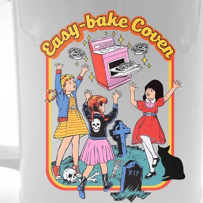 Easy Bake Coven 90s Horror Movie Fan Retro Easy Bake Coven Halloween Front & Back Beer Stein