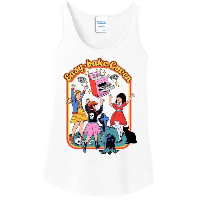 Easy Bake Coven 90s Horror Movie Fan Retro Easy Bake Coven Halloween Ladies Essential Tank