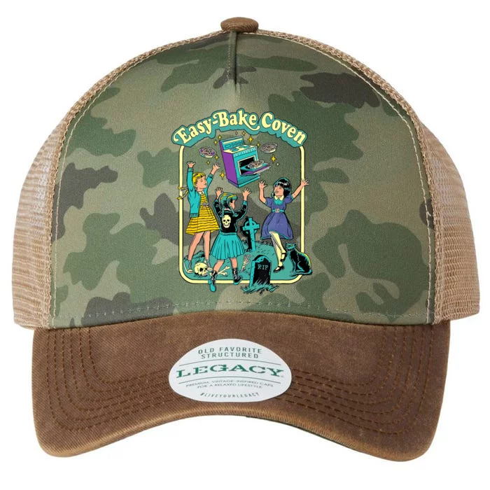 Easy Bake Coven Retro Halloween 90s Legacy Tie Dye Trucker Hat