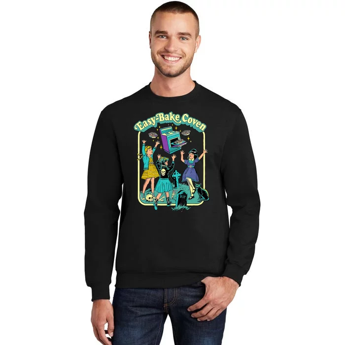 Easy Bake Coven Retro Halloween 90s Tall Sweatshirt