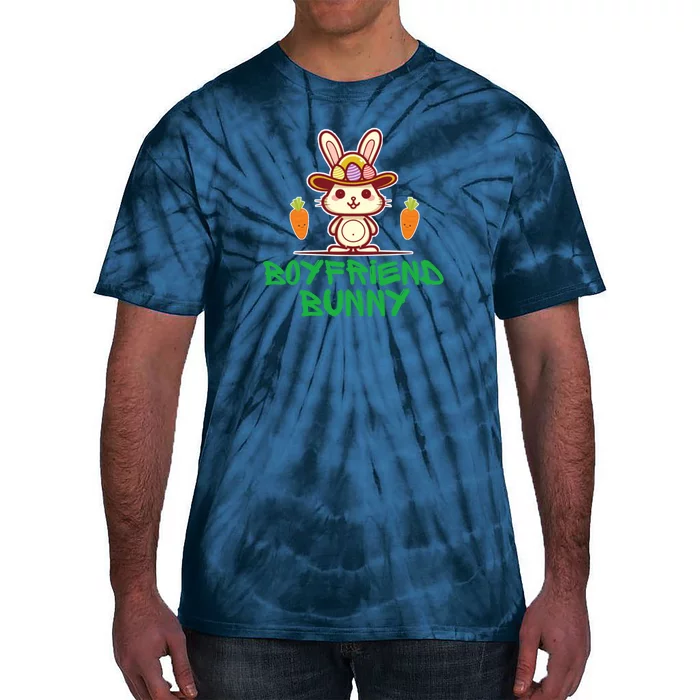 Easter Boyfriend Cute Bunny Tie-Dye T-Shirt