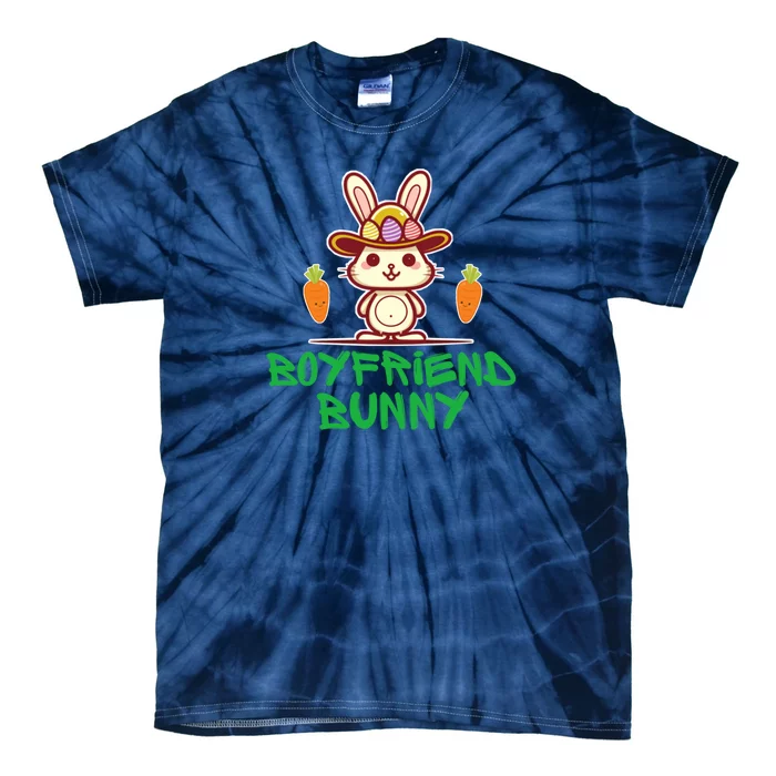 Easter Boyfriend Cute Bunny Tie-Dye T-Shirt