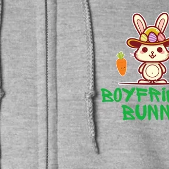 Easter Boyfriend Cute Bunny Full Zip Hoodie