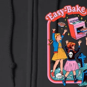 Easy Bake Coven Halloween Retro Halloween 90s Groovy Full Zip Hoodie