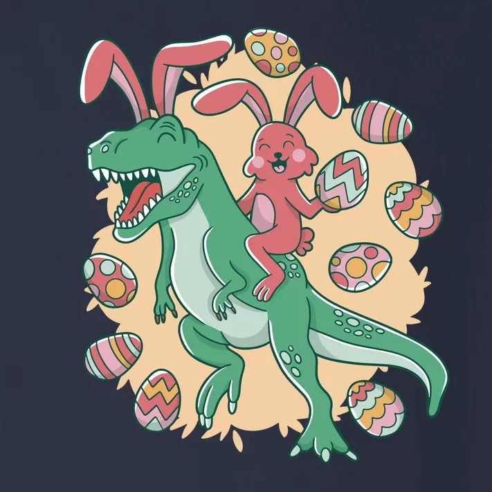 Easter Bunny Dinosaur Festive Holiday Toddler Long Sleeve Shirt