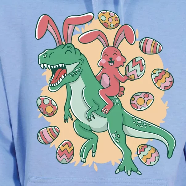 Easter Bunny Dinosaur Festive Holiday Unisex Surf Hoodie