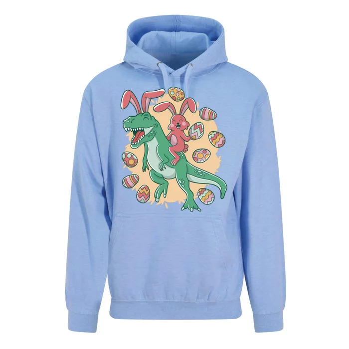 Easter Bunny Dinosaur Festive Holiday Unisex Surf Hoodie