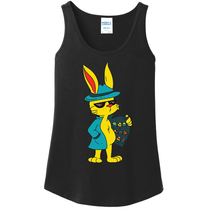 Easter bunny dealer Ladies Essential Tank