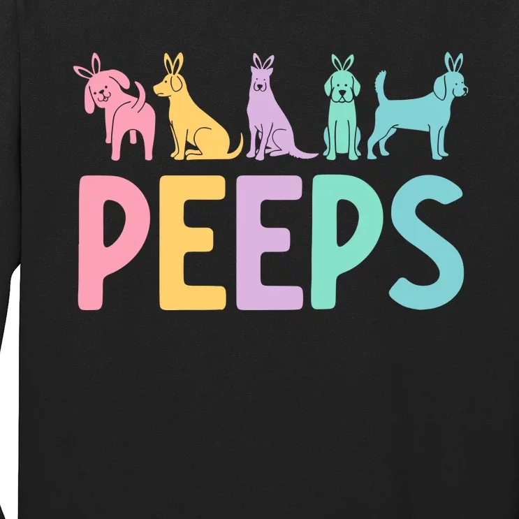 Easter Bunny Dog Peeps Long Sleeve Shirt